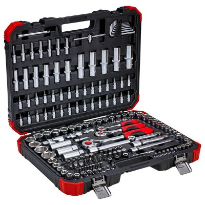 Gedore Red 1/4\", 3/8\" & 1/2\" Socket Ratchet Bit Set 172 Pieces R45603172